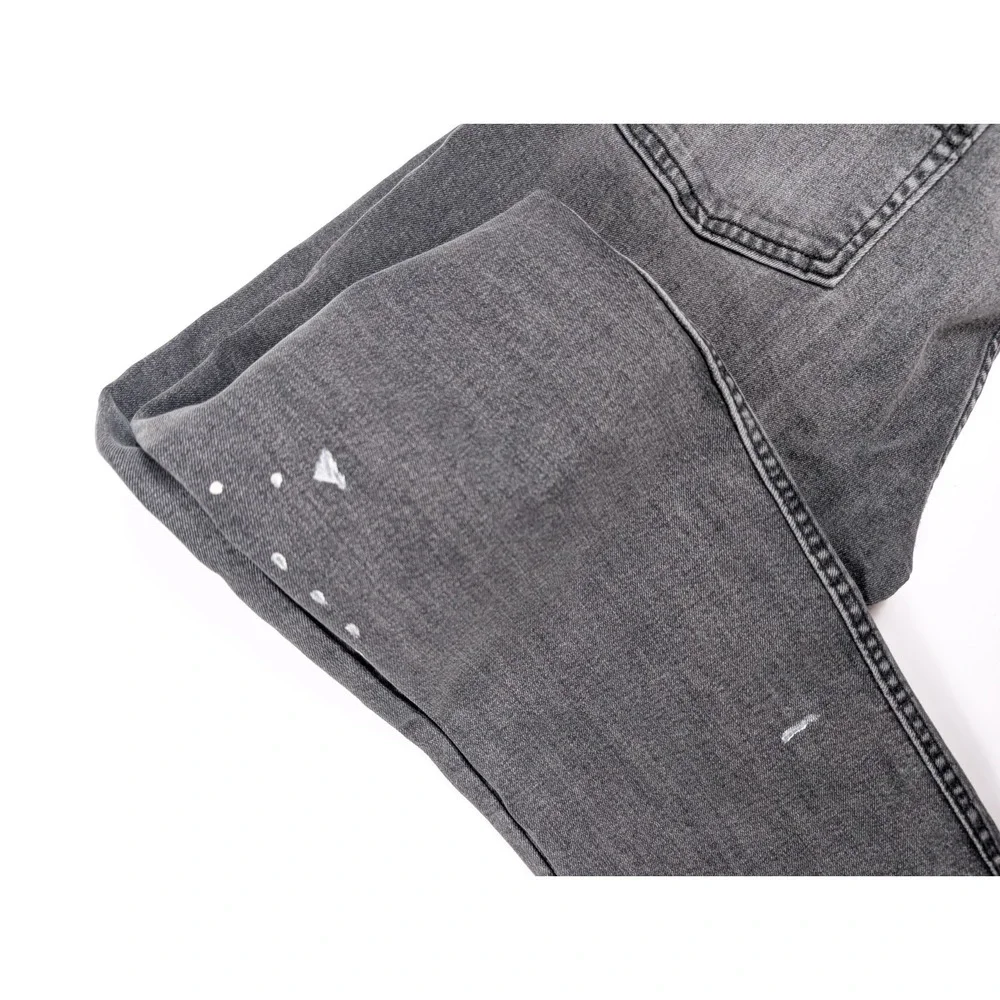 Levi's 510 Skinny‎ Fit Gray Distressed Paint Accent Jeans Men's Size 38x30 NWT